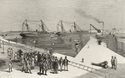 Visit of the Viceroy of India to the Sassoon Dock at Bombay, from 